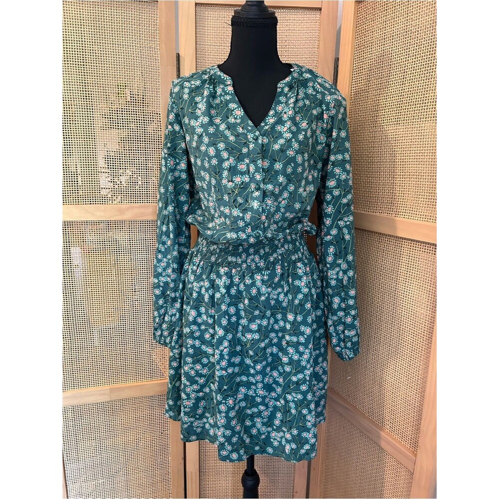 Threads-4-thought Women's Green and Blue Dress